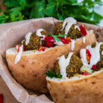 Green Falafel Pita