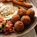Green Falafel Plate (V)