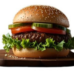 Green Falafel Burger (V)