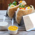   Egg & Eggplant (Sabich) Pita